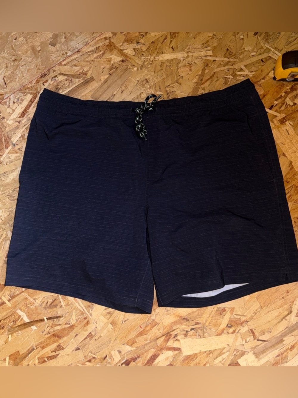 Trinity Black Athletic Shorts with Drawstring